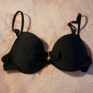 Black Push Up Bikini Top
